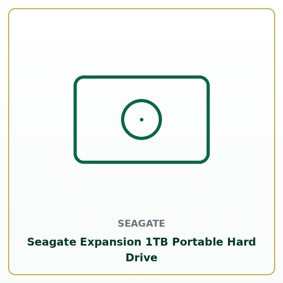Seagate Expansion 1TB Portable Hard Drive